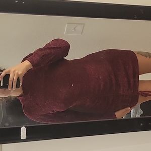 Red Medium Xhilaration Sweater Dress